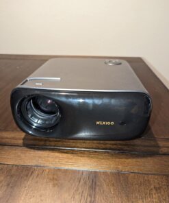 NexiGo PJ40 Projector with WiFi and Bluetooth, Native 1080P, 4K Supported, Projector for Outdoor Movies, 300 Inch, Zoomable, 20W Speakers, Home Theater, Compatible w/TV Stick, iOS, Android (Black) Regular OS 102 710Xt2tJjUL 1