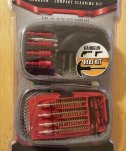 Real Avid Handgun Cleaning Kit: All in One 13 Piece Pistol Cleaning Kit With Cleaning Rod, Bore Brushes, Gun Cleaning Jags & Gun Cleaning Patches For .22 .357 9MM .38 .40 .44 & .45 Caliber Handguns 54 710Ynwy37uL 1