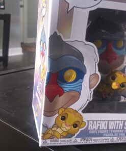 Funko POP Pop Disney Lion King-Rafiki with Simba Toy, Multicolor, 3.75 inches Standard Version 29 710Z918upCL