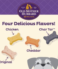 Old Mother Hubbard by Wellness Classic Original Mix Natural Dog Treats, Crunchy Oven-Baked Biscuits, Ideal for Training, Mini Size, 3.8 pound bag Treats (3.8 lb) 3.8 Pound (Pack of 1) 23 710ZKlDFj1L