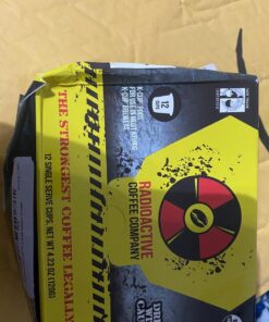 Radioactive Coffee, THE STRONGEST COFFEE LEGALLY SOLD, Single Serve Capsules for Keurig K-Cup Brewers, 12 Count 20 710ZTZnX5WL