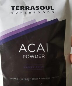 Terrasoul Superfoods Organic Acai Berry Powder, 4 Oz, Freeze-Dried for Freshness, Omega Fats Boost for Smoothie Bowls, and Antioxidant-Packed Superfoods Recipes 4 Ounce (Pack of 1) 26 710aCL5Ma L
