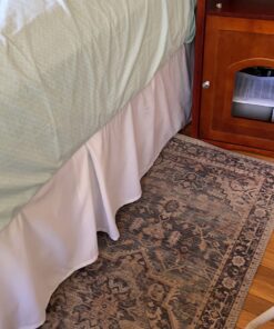 Amazon Basics Lightweight Pleated Bed Skirt, Full, Bright White 29 710aCf6hCIL