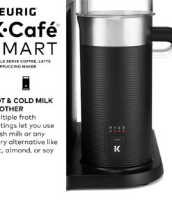Keurig K-Cafe SMART Single Serve K-Cup Pod Coffee, Latte and Cappuccino Maker, Black 57 710b8JbnGWL