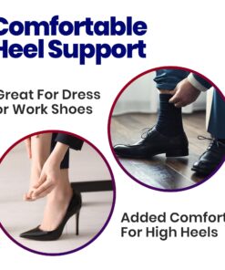 Heel Cups Plantar Fasciitis Inserts (3 Pairs) Silicone Heel Pads for Women or Men | Bone Spurs Heel Pain Relief | Gel Heel Protectors | Sore Feet Bruised Heel Treatment | Gel Shoe Insole (Small) Small/Medium (Pack of 6) 20 710b9E3SWL