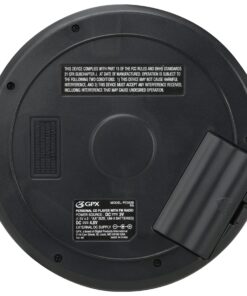 GPX PC332B Portable CD Player with Anti-Skip Protection, FM Radio and Stereo Earbuds - Black 19 710bn6bGHbL