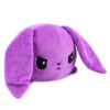 TeeTurtle - The Original Reversible Bunny Plushie - Purple - Cute Sensory Fidget Stuffed Animals That Show Your Mood Purple + Light Purple Bunny 22 710cLPudWqL