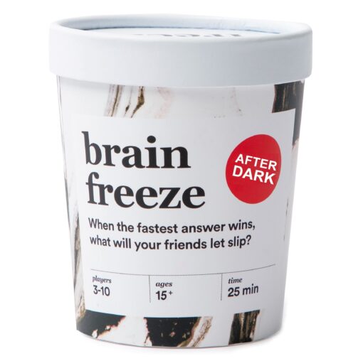 Brain Freeze Card Game - The Speak-Before-You-Think Game - After Dark Edition