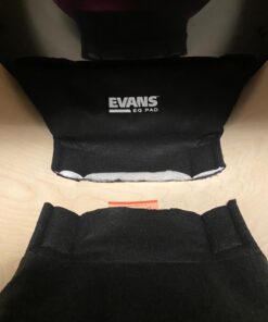Evans EQ Pad Bass Drum Dampeners - Bass Drum Sound Dampening - Attaches to Drum Shell - Adjustable, Hinged - Controls Attack & Sustain - Great for Close Drum Mics - 1 Multi-Use Pad Damper 11 710ccmayKIL