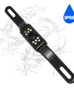 WEIKAILTD Backup Camera and Monitor Kit, 4.3" Car Vehicle Rearview Mirror Monitor for DVD/VCR/Car Reverse Camera Waterproof Car License Plate Rear View Camera (4.3" Backup Camera and Monitor Kit) 13 710dn7u2f9L