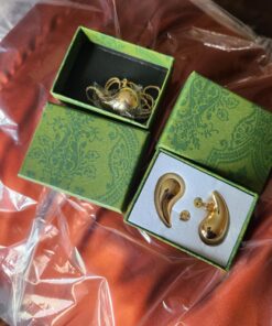 VULETO Drop Necklace Dupes Teardrop Dainty 14k Gold Plated Water Drop Hypoallergenic Pendant Necklace for Women Girls gold-gold 16 710doVlSHxL