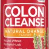 Health Plus Colon Cleanse Digestive Support | Natural Sweetener without Artificial Flavors | Daily Fiber for Toxin Elimination To Reduce Bloating | Orange Flavor | 9 Ounces, 36 Servings 36 Servings (Pack of 1)