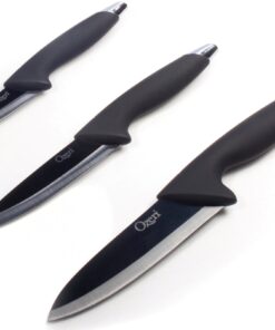 Ozeri Elite Chef Black 3-Piece Ceramic Knife Set 3-Piece Set 42 710f7Z4jvHL