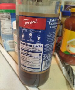 Torani Brown Sugar Cinnamon Syrup Sugar Free 25.4 Fl Oz (Pack of 1) 34 710ftesKDOL