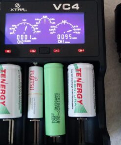 XTAR Rechargeable Battery Charger, 4 Bays Battery Charger for 3.6V 3.7V Li-ion IMR INR ICR 10440 18650 26650 and 1.2V Ni-MH Ni-CD Rechargeable Battery 21 710g0W3tdKL