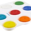 Sax Non-Toxic Giant Tempera Paint Cakes with Tray - 2 1/4 x 3/4 inch - Set of 9 - Assorted Colors - 402321 16 710gCKF92vL