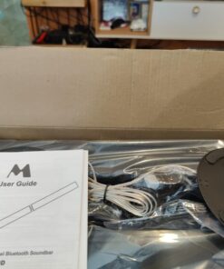 MZEIBO Sound Bars for TV, Bluetooth Soundbar for TV, 50W TV Sound Bar with 4 Drivers and Remote Control, Home Audio TV Speakers Sound Bar with ARC/Optical/AUX Connect 29 710gDfnkoSL