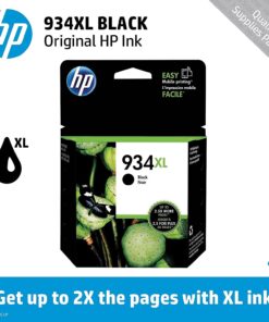 Alternative view of HP 934XL Black High-yield Ink Cartridge | Works with HP OfficeJet 6810; OfficeJet Pro 6230, 6830 Series | C2P23AN XL Black