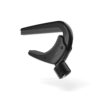 D'Addario Accessories Ukulele Pro Capo - For Soprano, Concert, Tenor, Baritone Ukuleles - 4 String Ukulele Capo - Micrometer Tension Adjustment for Buzz-Free, In-Tune Performance - Black 1 Pack 19 710haLm6FtL