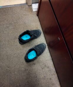 Heel That Pain Plantar Fasciitis Insoles | Heel Seats Foot Orthotic Inserts, Heel Cups for Heel Pain and Heel Spurs | Patented, Clinically Proven, 100% Guaranteed | Blue, Medium (W 6.5-10, M 5-8) Blue Firm Rubber Medium (Women's 6.5-10, Men's 5-8) 32 710iBZOhwL