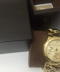 Michael Kors Women's Runway Gold-Tone Watch MK3131 26 710iPKxBZHL