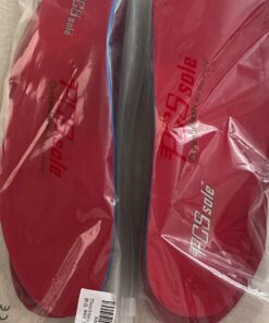 PCSsole Orthotic Arch Support Shoe Inserts Insoles for Flat Feet,Feet Pain,Plantar Fasciitis,Insoles for Men and Women Red Mens 10-10 1/2 | Womens 12-12 1/2 (11.42 Inch) 20 710io9kS8L