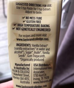 Taylor & Colledge Organic Vanilla Bean Paste with Seeds, 1.7oz Tube 1.7 Ounce (Pack of 1) 37 710irgLkaDL 3