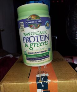 Garden of Life Raw Organic Protein & Greens Vanilla - Vegan Protein Powder for Women and Men, Plant and Pea Proteins, Greens & Probiotics, Gluten Free Low Carb Shake Made Without Dairy 20 Servings 20 Servings (Pack of 1) 35 710ixCRzubL 1