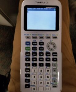 Texas Instruments TI-84 Plus CE Color Graphing Calculator, Bright White Single Pack 31 710jazliwNL
