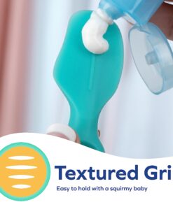 Dr. Talbot's Diaper Cream Brush for Babies - Diaper Rash Cream Applicator with Suction Base and Hygienic Case - Mini Size - Aqua Blue 24 710kGj8itSL