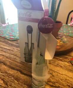 TableCraft Coca-Cola Salt and Pepper Shaker Set with Chrome Plated Metal Rack, Coca-Cola Salt and Pepper Shaker Set 25 710kjsXWyBL