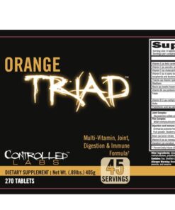 CONTROLLED LABS Orange Triad Daily Multivitamin for Men and Women, 45 Servings, Iron Free Supplement for Digestion, Immune System, and Joint Health 270 Count (Pack of 1) 36 710kwSinjL