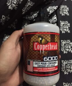 Crosman Copperhead 4.5mm Copper Coated BBs In EZ-Pour Bottle For BB Air Pistols And BB Air Guns 6000 Count 37 710m3lqVdL