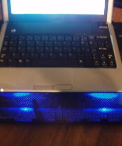 AICHESON Laptop Cooling Pad 2 1000RPM Fans Portable Computer Cooler, Blue LEDs, S007 77 710mIQyAqL