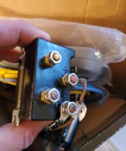 Warn Vantage 3000 Winch - 3000 lb. Capacity, 50' of 5/16" Wire Rope, Roller Fairlead, Wired Remote Control, Weather-Sealed, for ATV/UTV 20 710mMU6HXTL