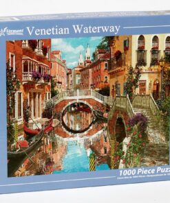 Alternative view of Vermont Christmas Company Venetian Waterway Jigsaw Puzzle 1000 Piece