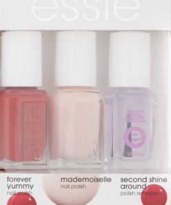 essie Trend Collection Nail Polish Kit, Mini Trio Pink Kit, Forever Yummy/Mademoiselle/Second Shine Around 6 710nquVudjL