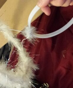 Kangaroo Angel Halo Headband for White Angel Costume - Light up Headband with 6 White LED Lights & Feathers for Kids and Adults – Angel Halloween Costume Accessories for Women and Teen Girls 33 710o432zXKL