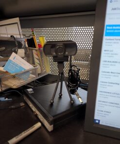 Webcam HD 1080P,Webcam with Microphone, USB Desktop Laptop Camera with 110 Degree Widescreen,Stream Webcam for Calling, Recording,Conferencing, Gaming,Webcam with Privacy Shutter and Tripod 38 710o8Pv1XL