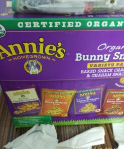 Annie's Homegrown Organic Variety Pack, Cheddar Bunnies and Bunny Graham Crackers Snack Packs, 36 (1 oz.) Pouches 36 Count (Pack of 1) 21 710oHKUSJyL