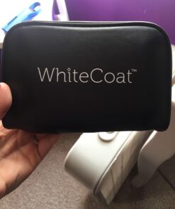 White Coat Deluxe Aneroid Sphygmomanometer Professional Blood Pressure Monitor with Adult Sized Black Cuff and Carrying Case 4 Piece Set 35 710oheqEE7L