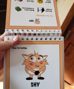 The Original Mood Flipbook for Kids; 20 Different Moods/Emotions; Autism; ADHD; Help Kids Identify Feelings and Make Positive Choices; Laminated Pages (Monster Flipbook) MONSTER (Large - 6.75 x 6.75") 23 710qHEjwMeL