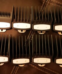 Wahl Professional Premium Black Cutting Guides #3171-500 - 1/8" to 1" - Fits All Full Size Wahl Clippers (Excludes Detachable Blade Clippers) 8 Pack 43 710qRLNp8EL