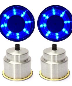 Blue LED Boat Cup Drink Holder,Stainless Steel Polished Cup Holder for Boat,12V,Water Proof for Marine Boat Rv Camper (4pcs) 14 710qSdRKJIS