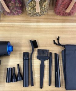 Keimi Cordless Compressed Air Duster - Rechargeable 7500mAh 91000RPM Compressed Air Blower with Led Light for Keyboard, PC, and Car Cleaning - Powerful Eco-Friendly Replacement for Canned Air Duster 29 710rKv25 L