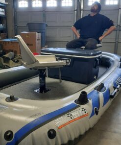 Attwood 91320-ADJ Swivl-Eze Adjustable Pedestal, Height Adjustable 11 ½-17 ½ Inches, for Boat Seat, Black Powder Coated 27 710rUQwrkdL