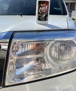 Meguiar's PlastX Clear Plastic Polish, Fast & Easy Plastic Restorer for Headlights, Taillights, Soft Top Windows, and More, Remove Scratches, Cloudiness, Yellowing, and Oxidation, 10 oz. 40 710s5pwhdEL