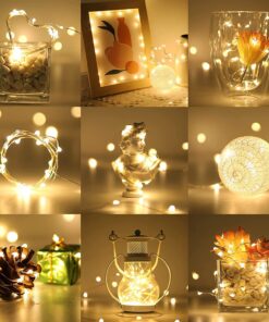 Alternative view of Lighting EVER Fairy Lights Battery Operated 20 LED Mini String Lights, Small Pixie Lights for Mason Jars, Crafts, DIY Wedding Party Centerpieces, Bedroom Wall Vines Holiday Garland, 8 Pack Pack of 8 Units