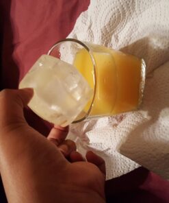 Home-Complete Large Ice Cube Molds-Silicone Tray Makes 8, 2”x2” Big Cubes-BPA-Free and Flexible-Chill Water, Lemonade, Cocktails, Or Any Beverage 2"x2"(1 Pack) 38 710snmglCqL