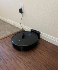 Coredy R550 Ultra Robot Vacuum and Mop Combo, 2200Pa Strong Suction, 2.76 Inch Thin, 120 Mins Runtime, Upgraded Smart Sensor Protection, Super Quite, Self-Charging Robotic Vacuum for Hard Floors, Tile 61 710t0pt8pbL